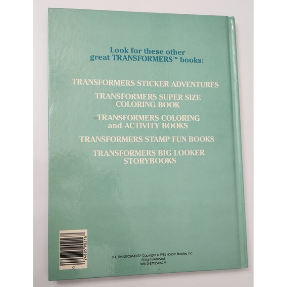 Transformers Battle‎ for Earth Marvel Book 1985 Vintage Hardcover Megatron - Picture 4 of 8